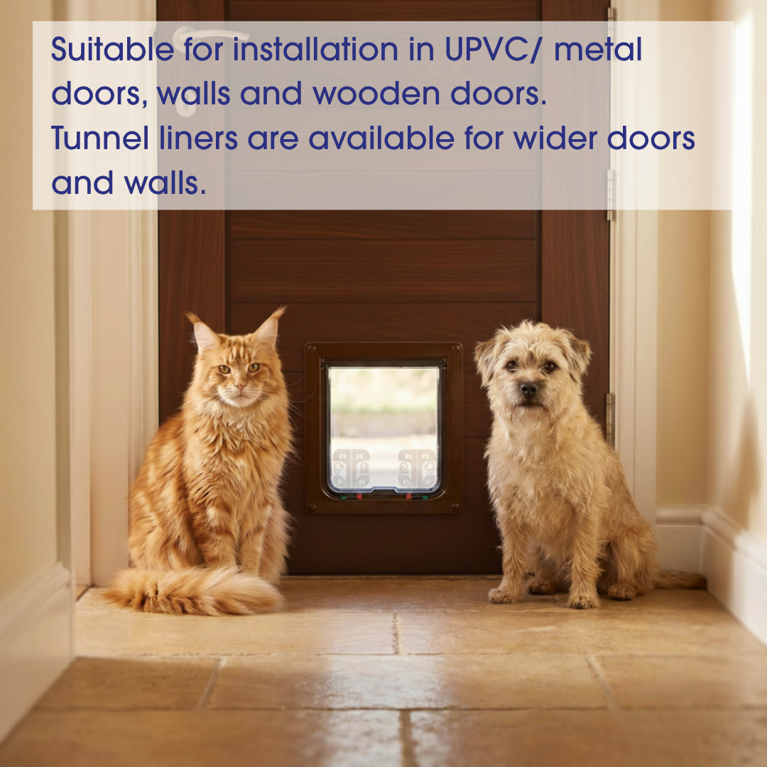 Cat Mate Large Cat Flap - For Large Cats and Small Dogs (221)
