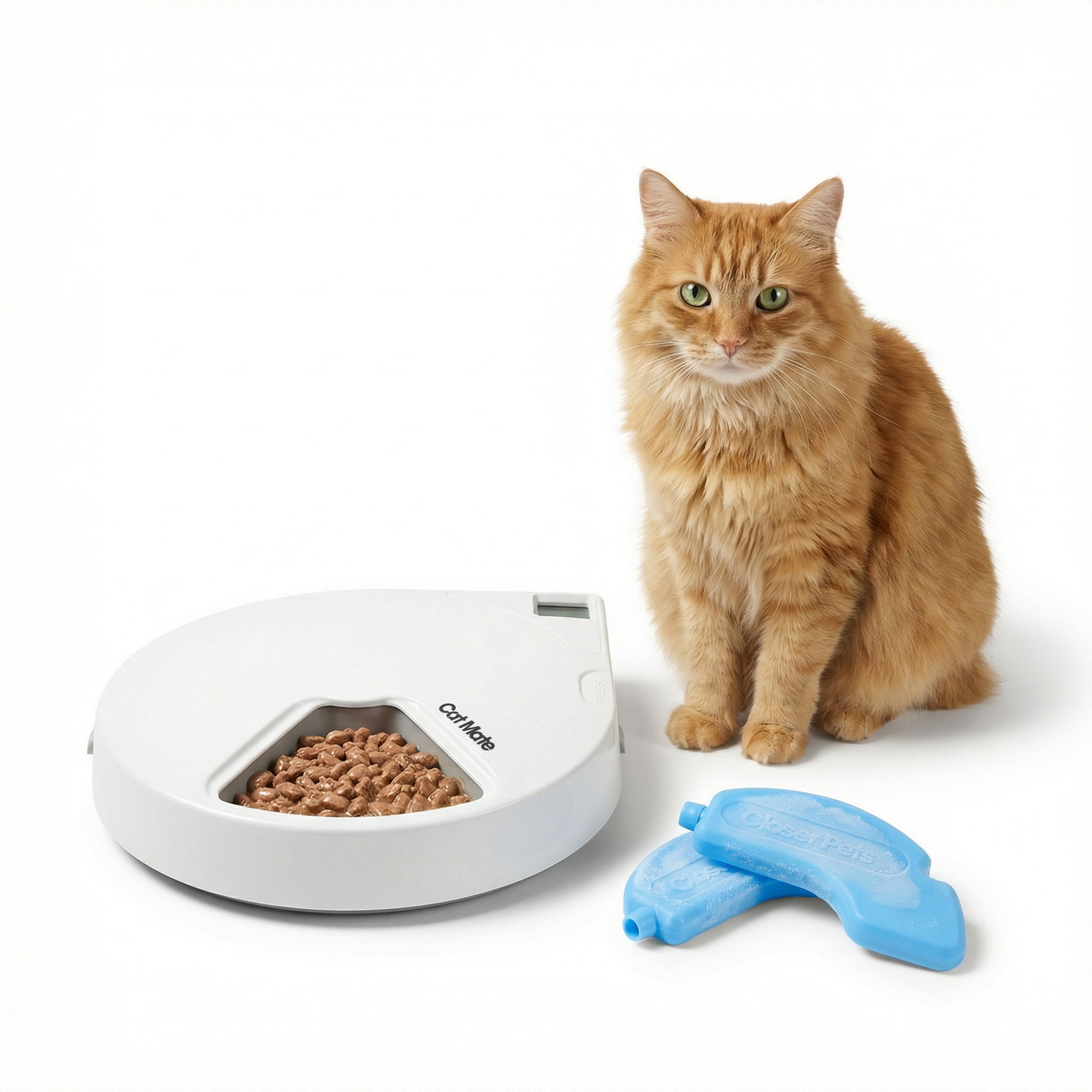 Cat Mate C500 - 5 Meal Digital Automatic Feeder with Ice Packs
