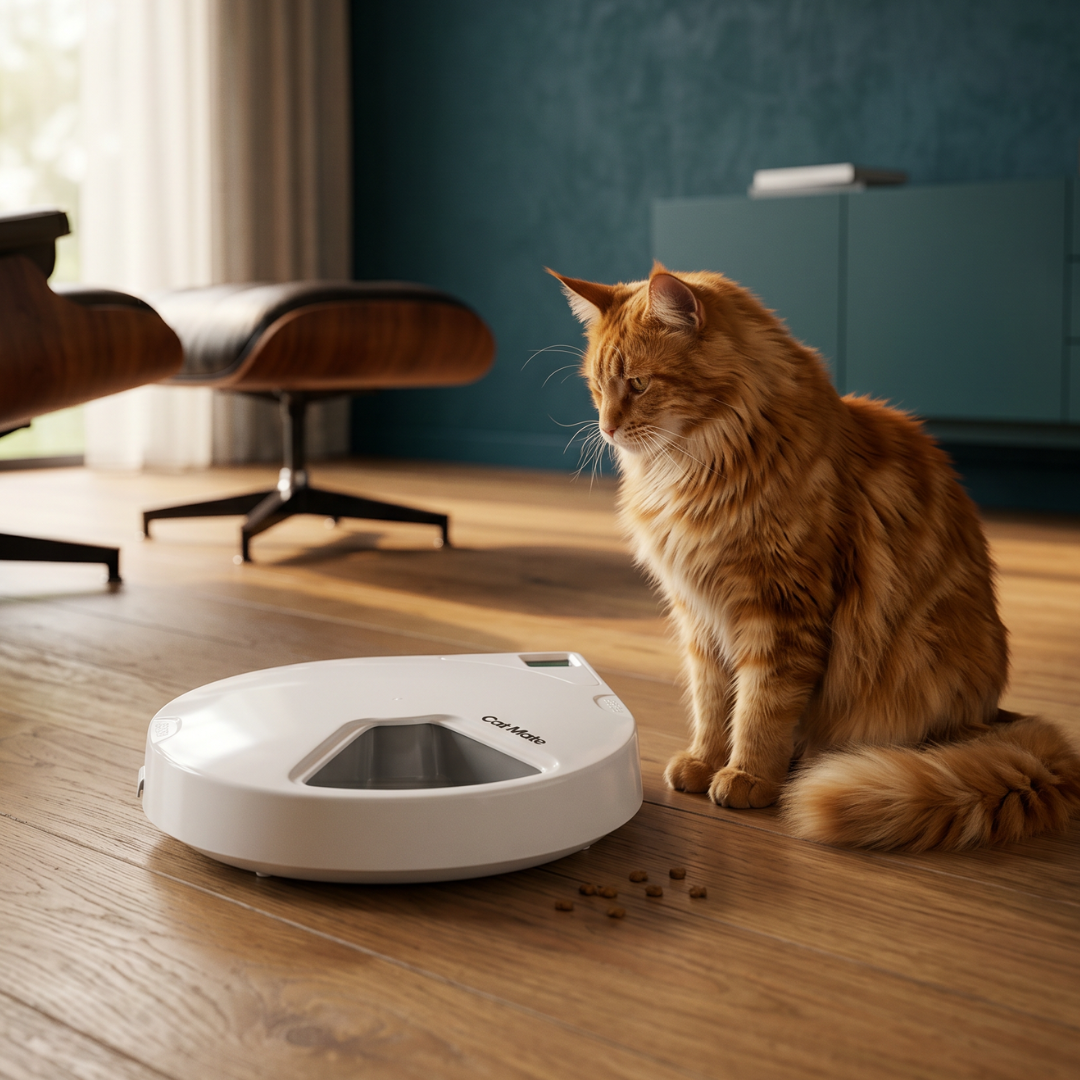 Cat Mate C500 - 5 Meal Digital Automatic Feeder with Ice Packs