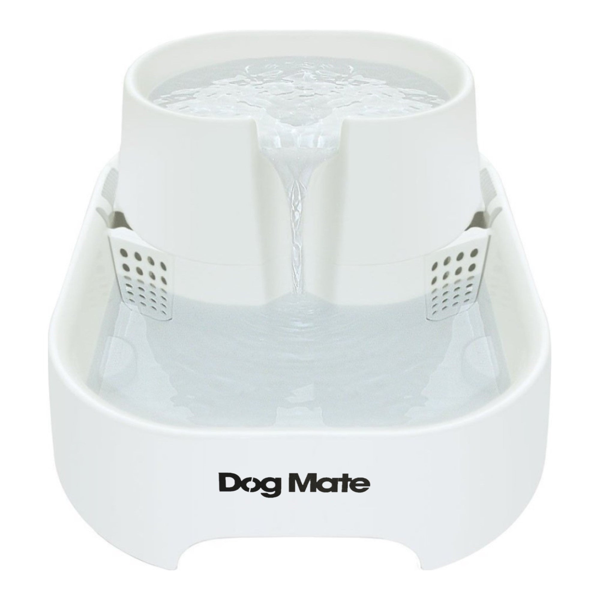 Dog Mate Large Two-level 200 Fl. Oz. Pet Fountain – White (385US)