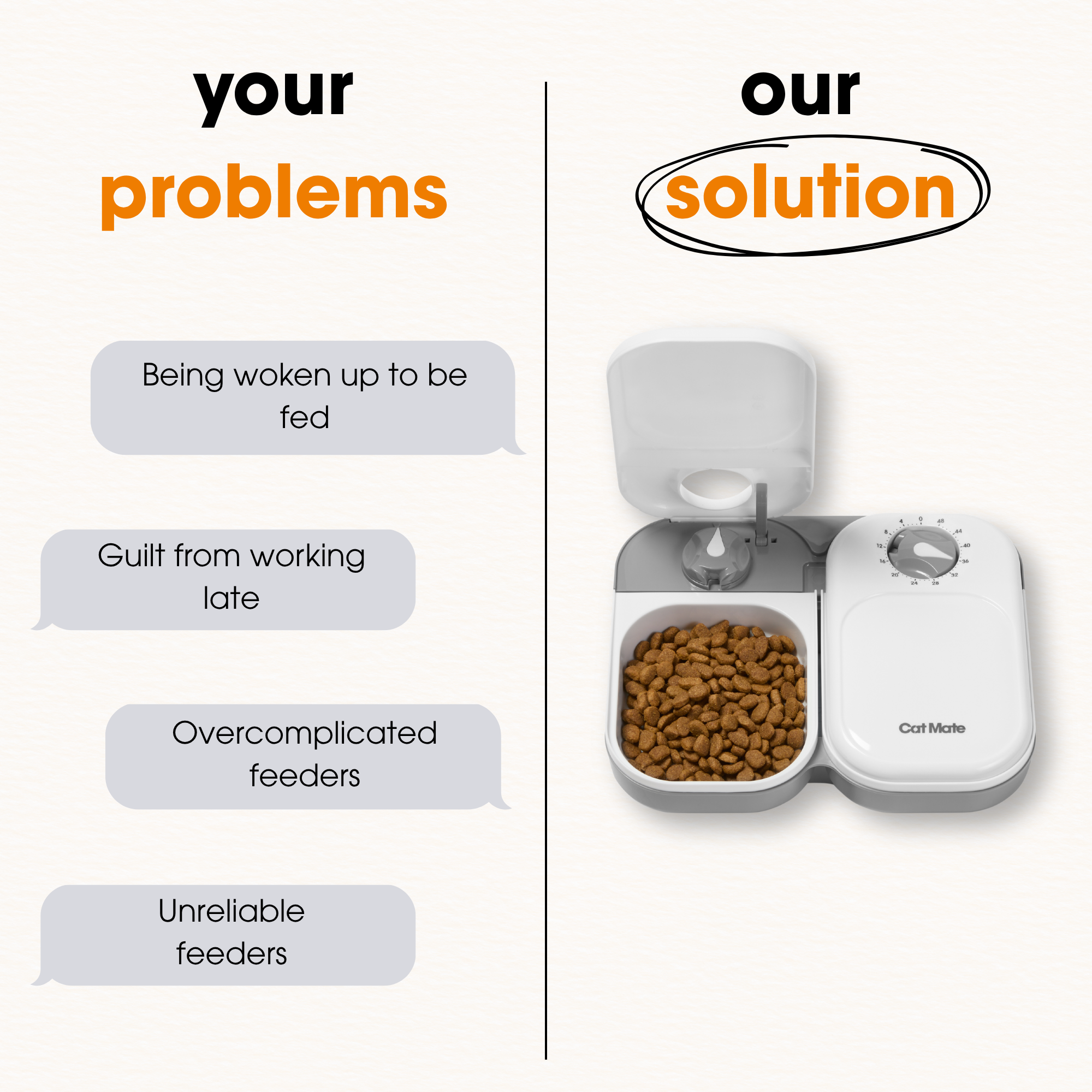 Two-meal Automatic Pet Feeder C200