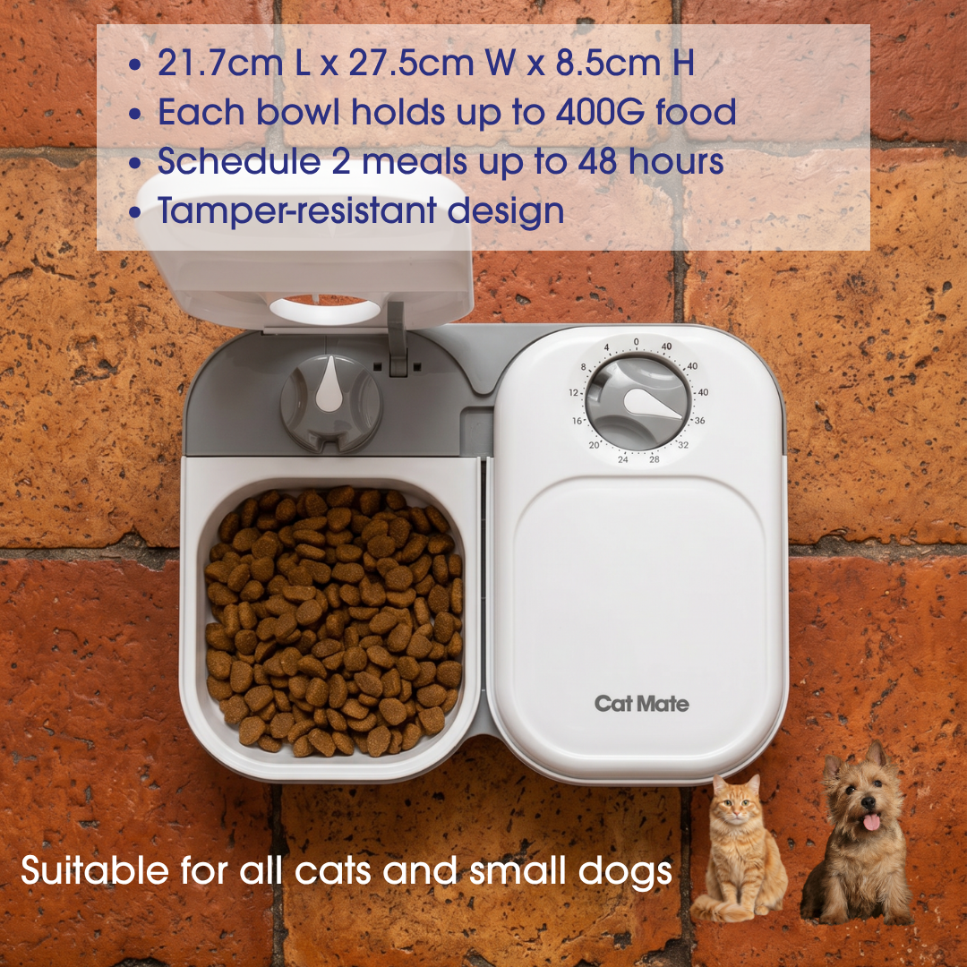 Two-meal Automatic Pet Feeder C200