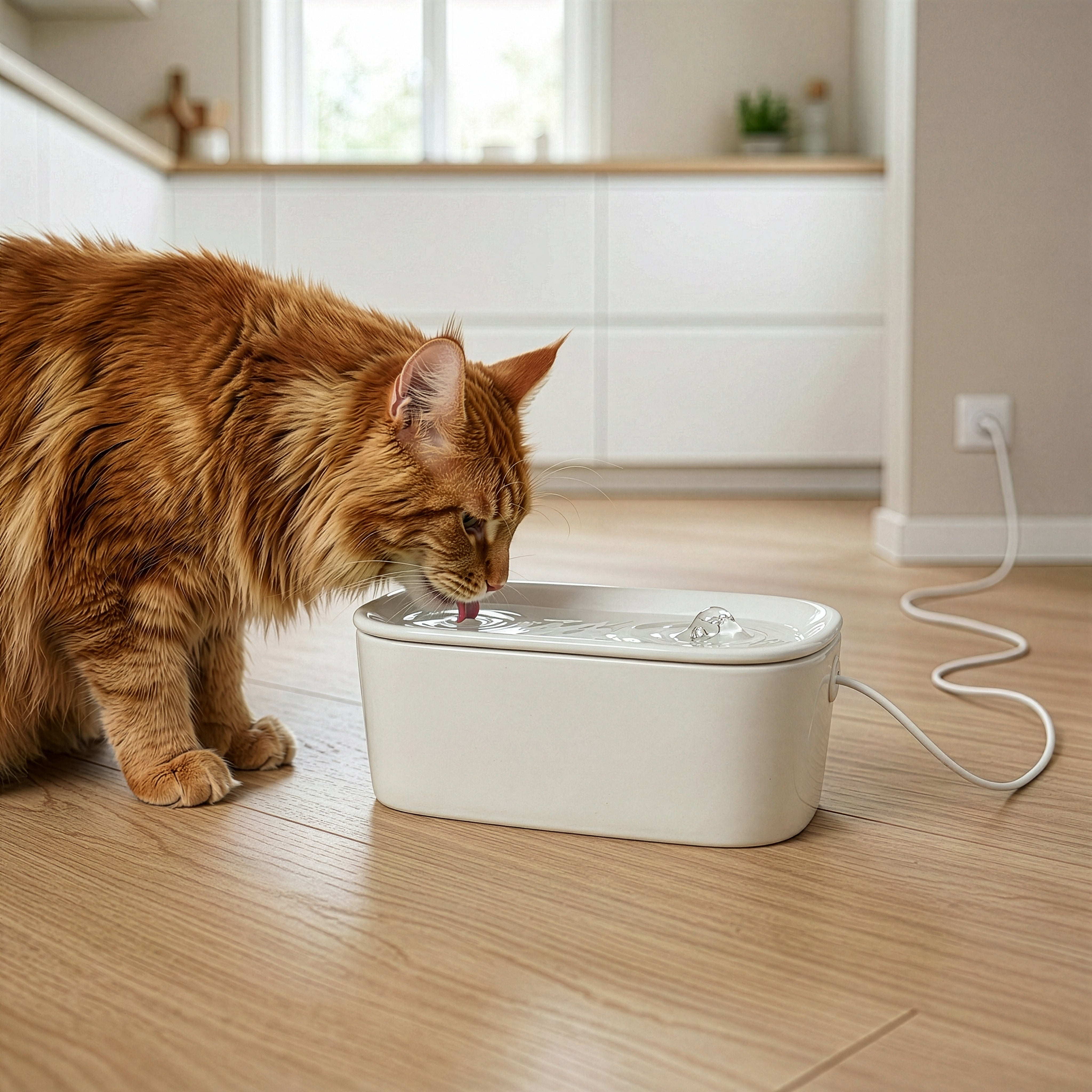 Cat Mate 800ml USB Ceramic Water Fountain