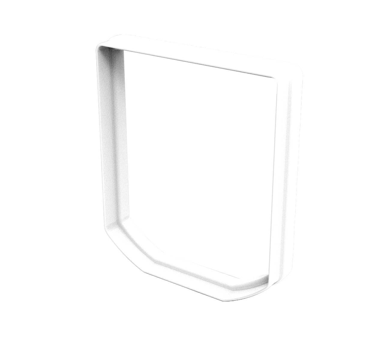 Cat Flap Tunnel Adapter for 360 and 358 Cat Flaps White (362W)