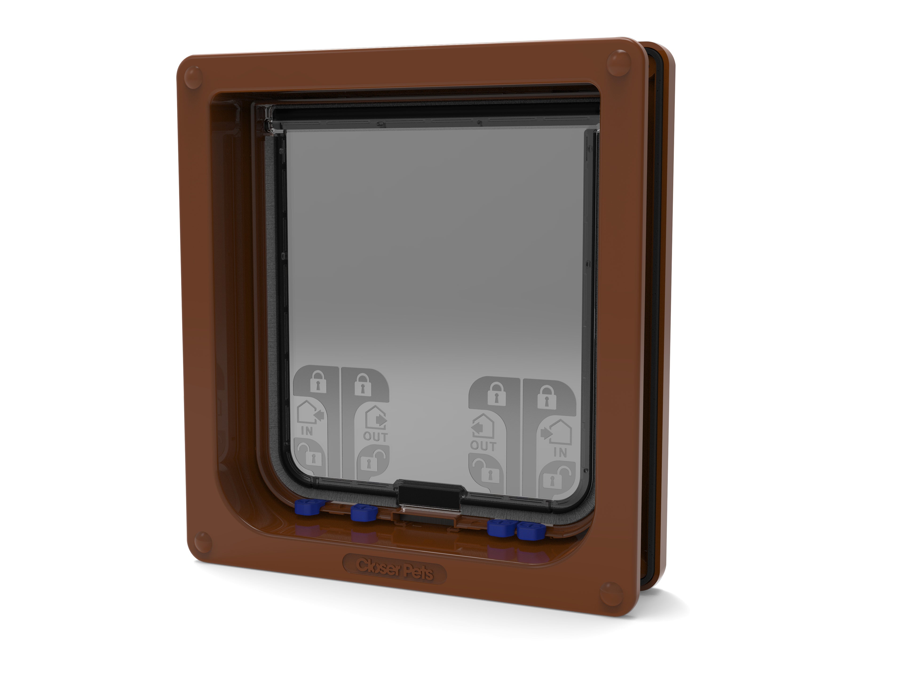 Closer Pets Large Cat Flap Brown (CP221)