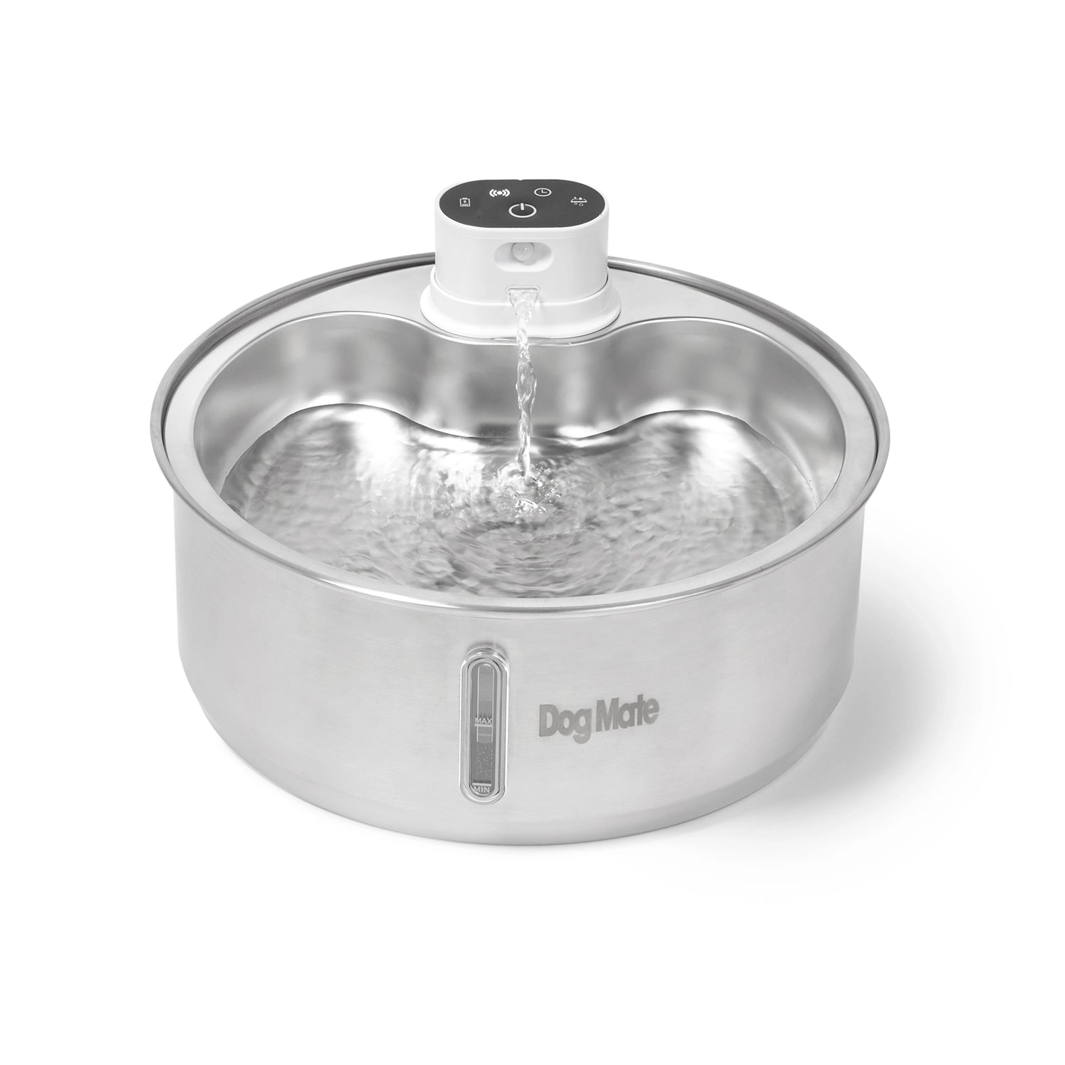Dog Mate 8 Liter Stainless Steel Cordless Pet Water Fountain