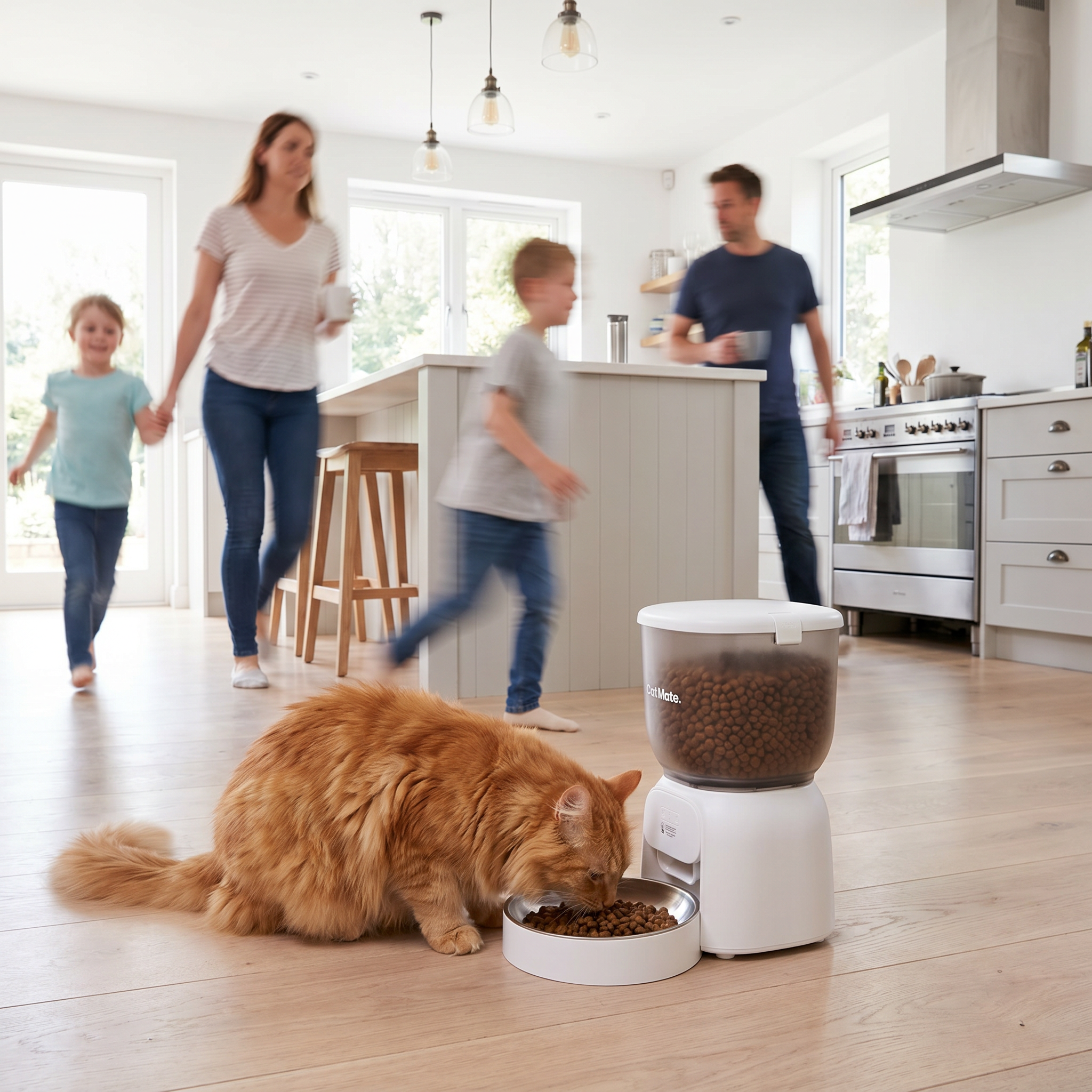 Cat Mate WiFi Automatic Pet Feeder – 4L Dry Food Dispenser for Cats & Small Dogs