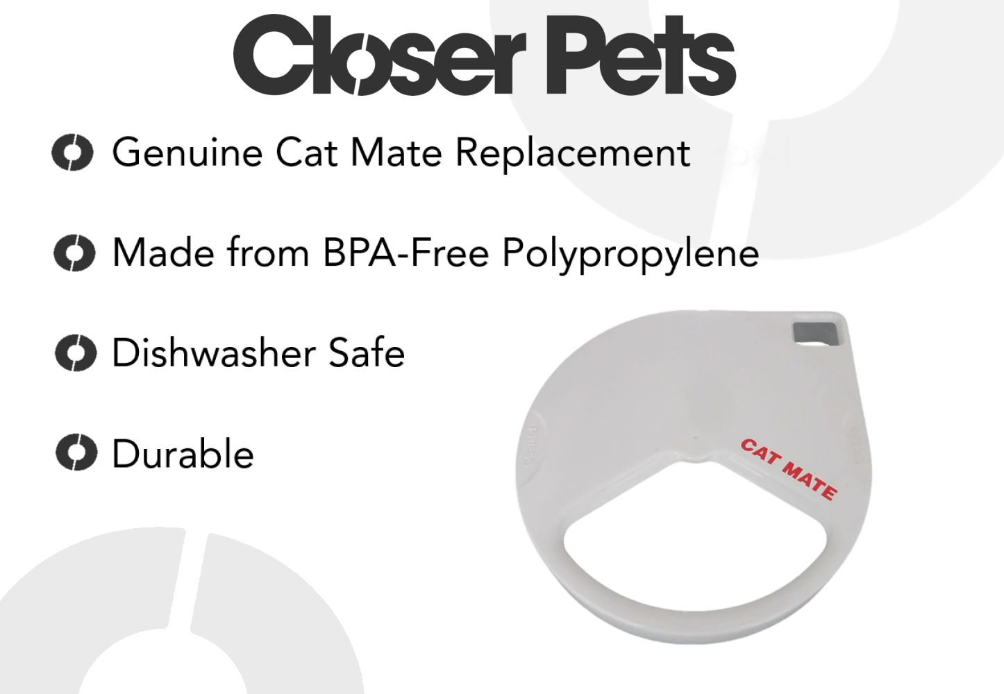 Replacement Lid: Three-meal Automatic Pet Feeder (943)