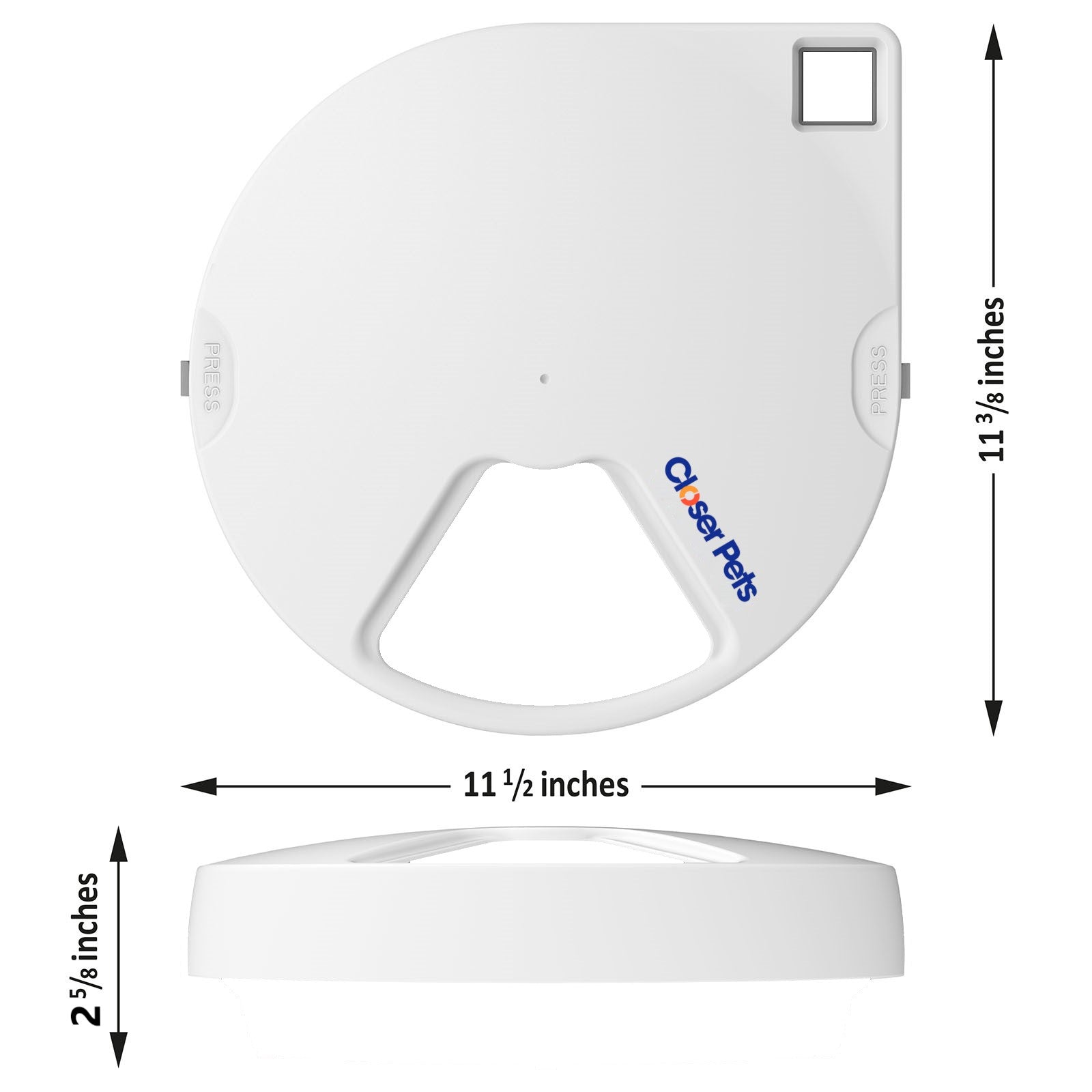 Replacement Lid: Cat Mate and Closer Pets Five-meal Automatic Pet Feeder
