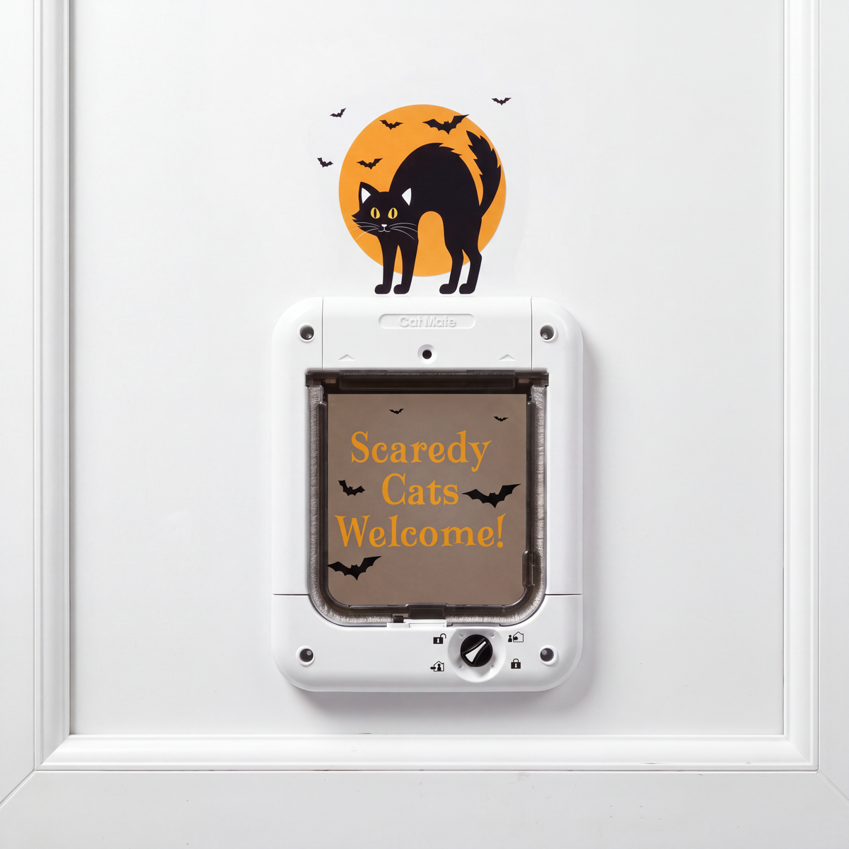 Pet Door Décor Vinyl Stickers - Halloween & Christmas Designs
