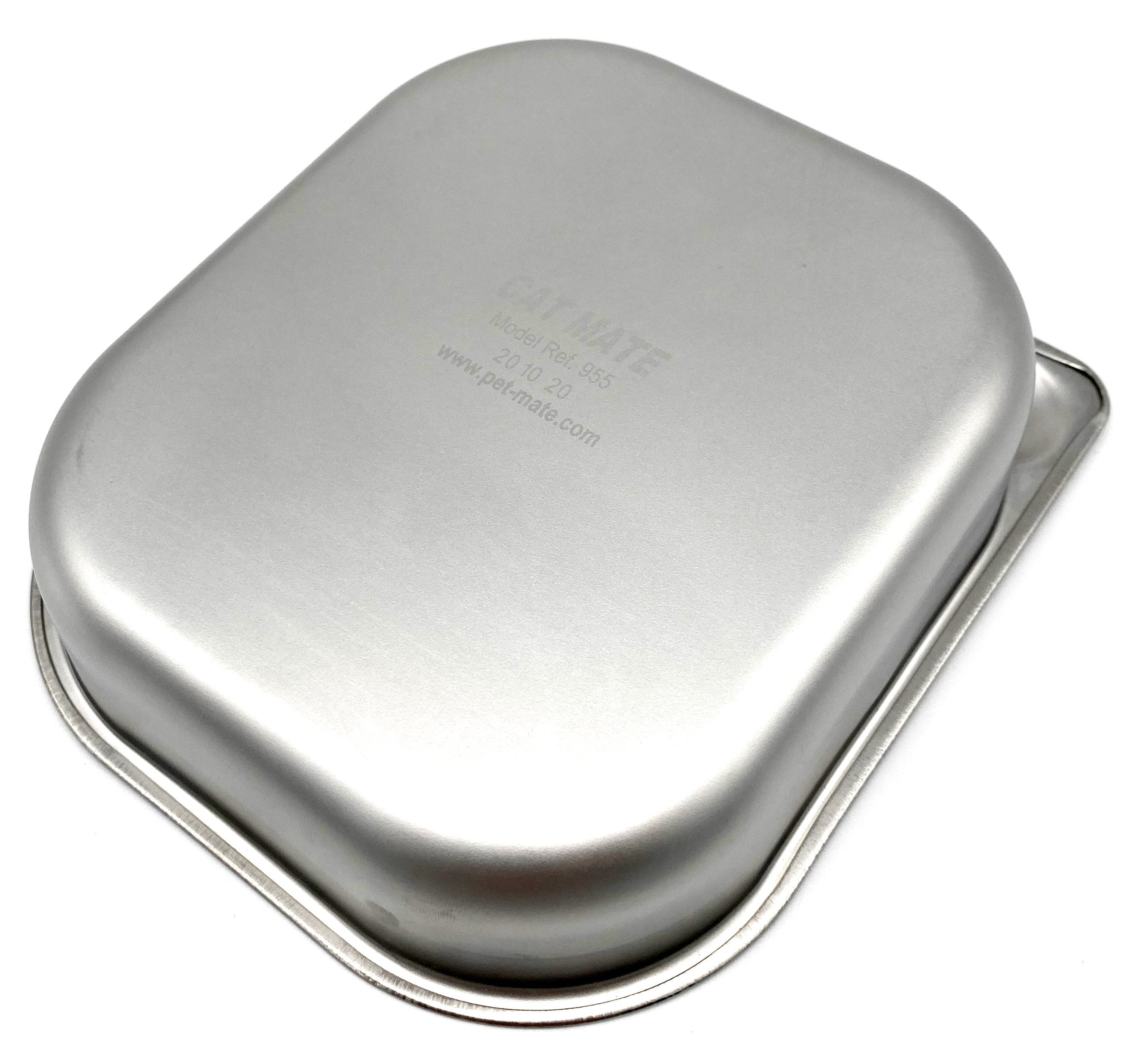 Stainless Steel Bowl Inserts x 2 for One- and Two-meal Automatic Pet Feeders (402)