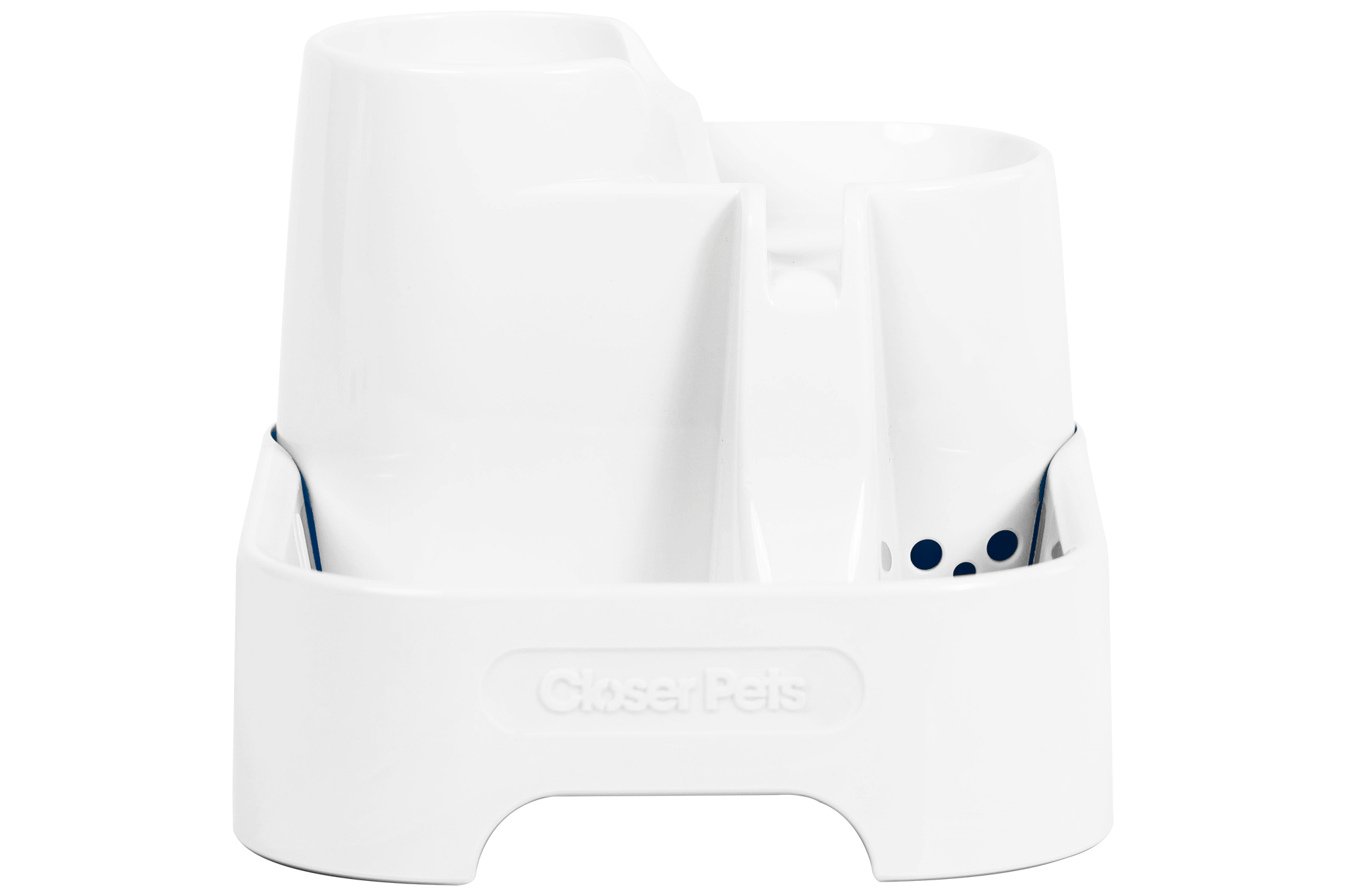 Three-level 70 Fl. Oz. Pet Fountain – White (CP335)