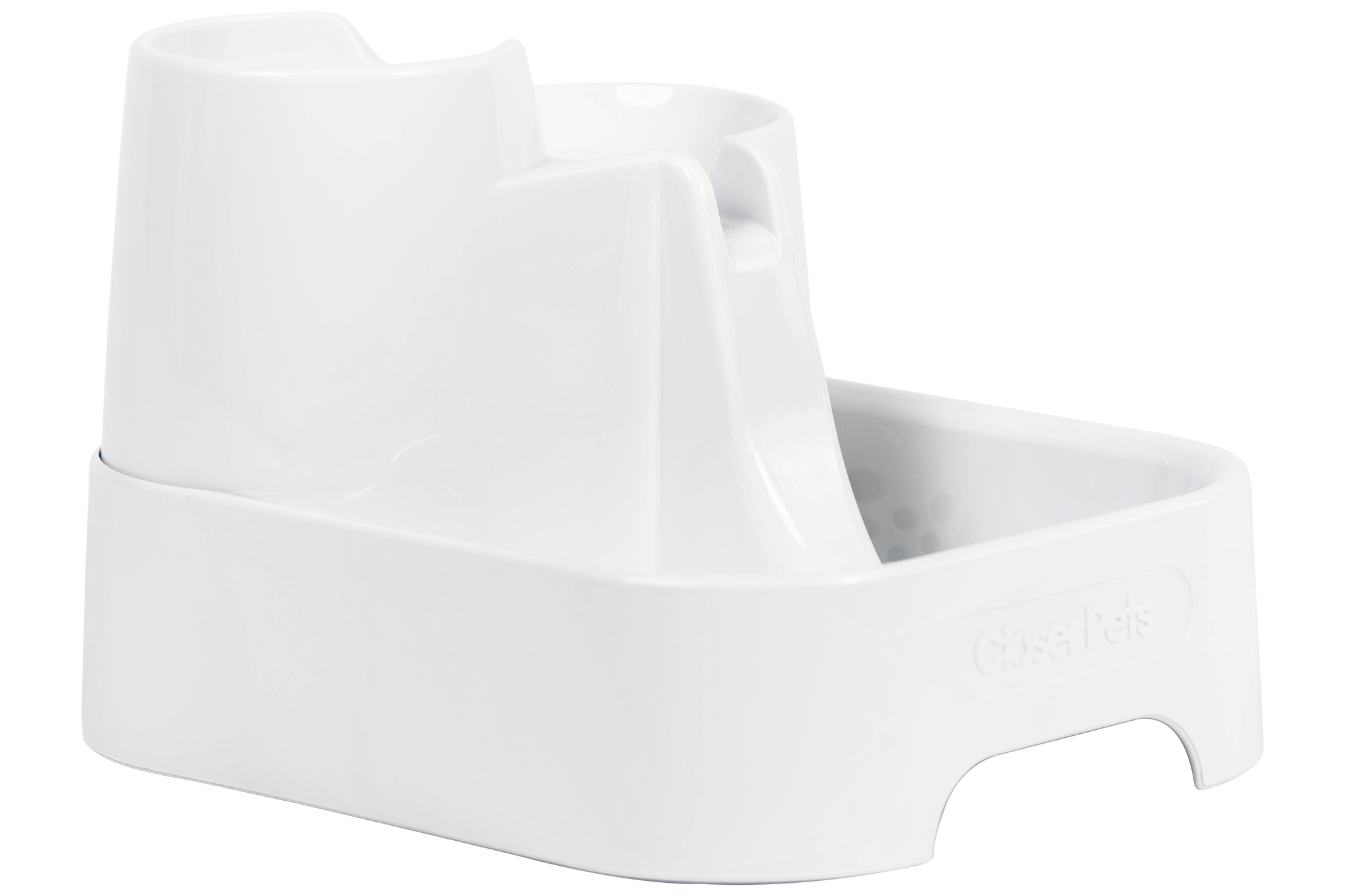 Three-level 70 Fl. Oz. Pet Fountain – White (CP335)