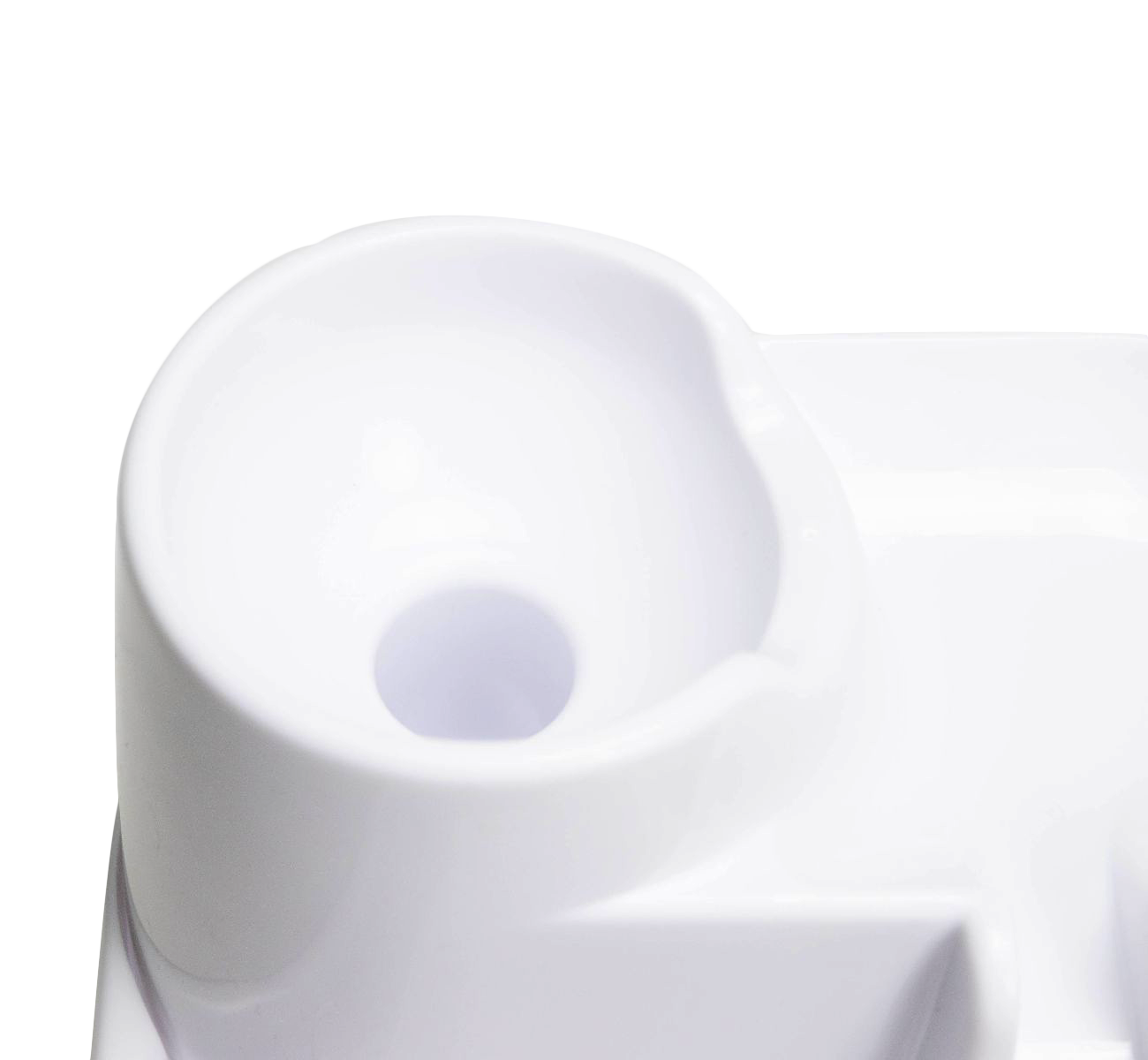 Three-level 70 Fl. Oz. Pet Fountain – White (CP335)