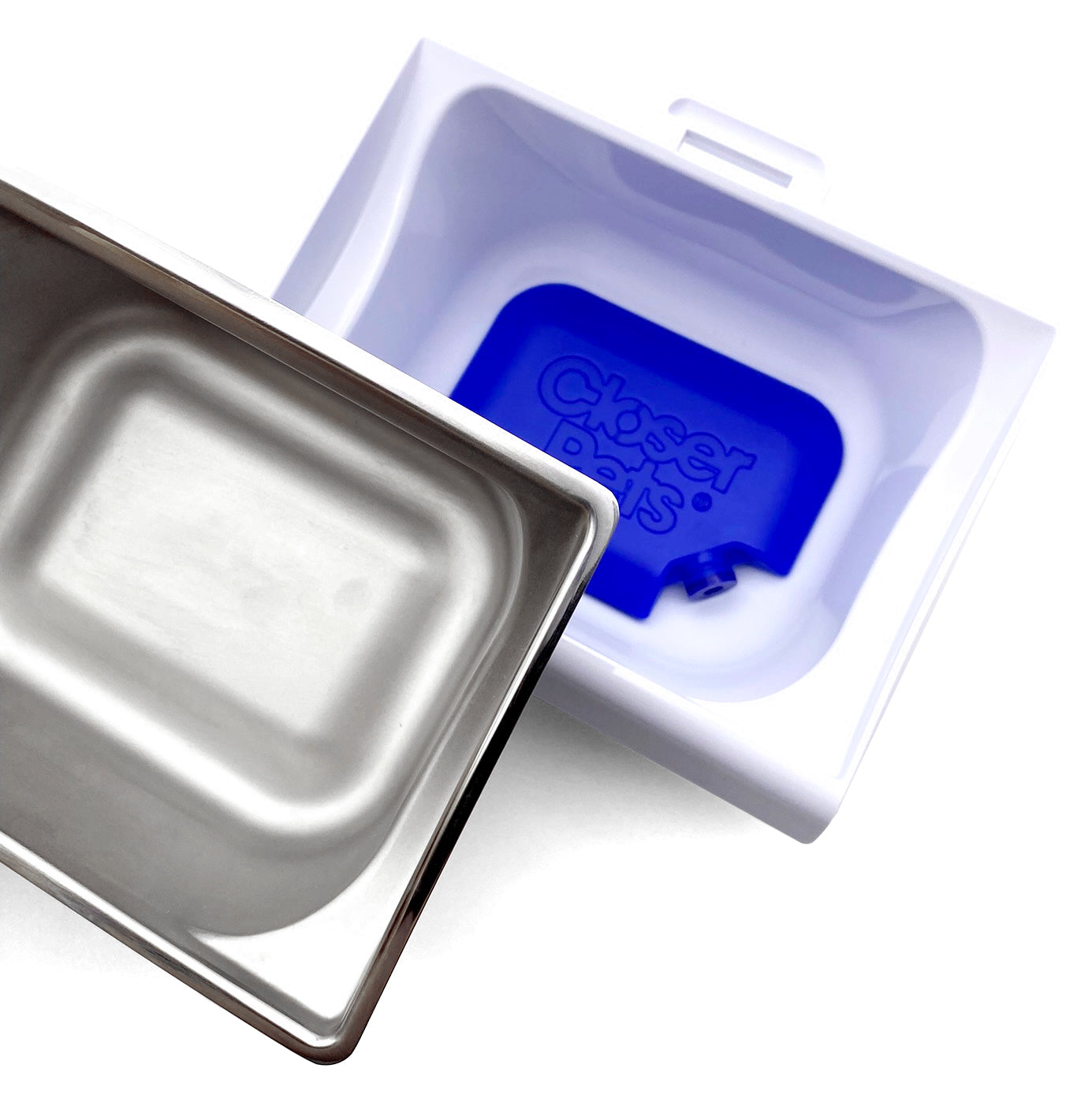 Stainless Steel Inserts x 2 for MiBowl Automatic Microchip Pet Feeder CP504