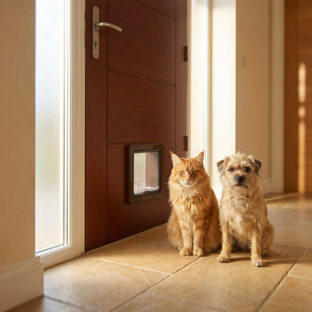 Cat Mate Large Cat Flap - For Large Cats and Small Dogs (221)