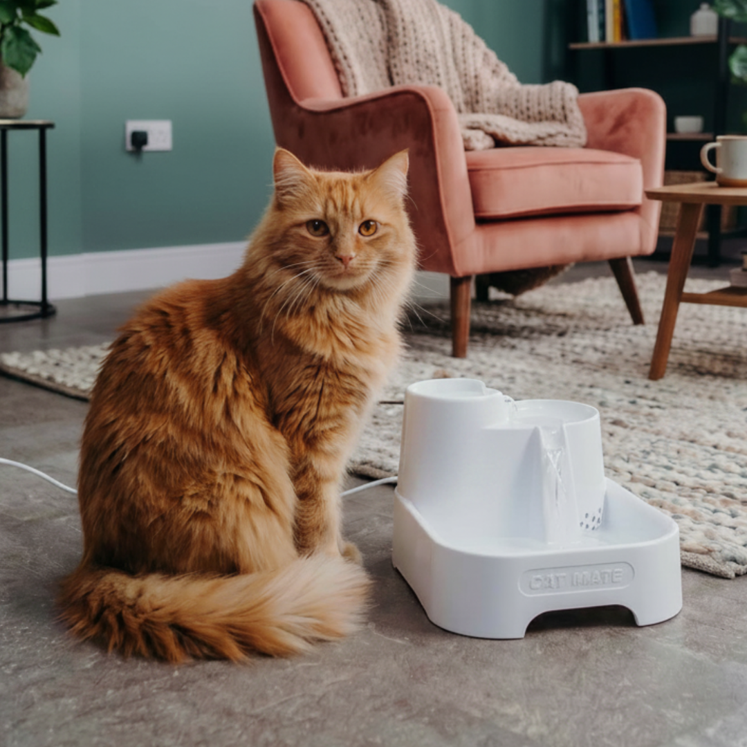 Cat Mate 3-Level Pet Fountain - BPA and BHT Free with Filter
