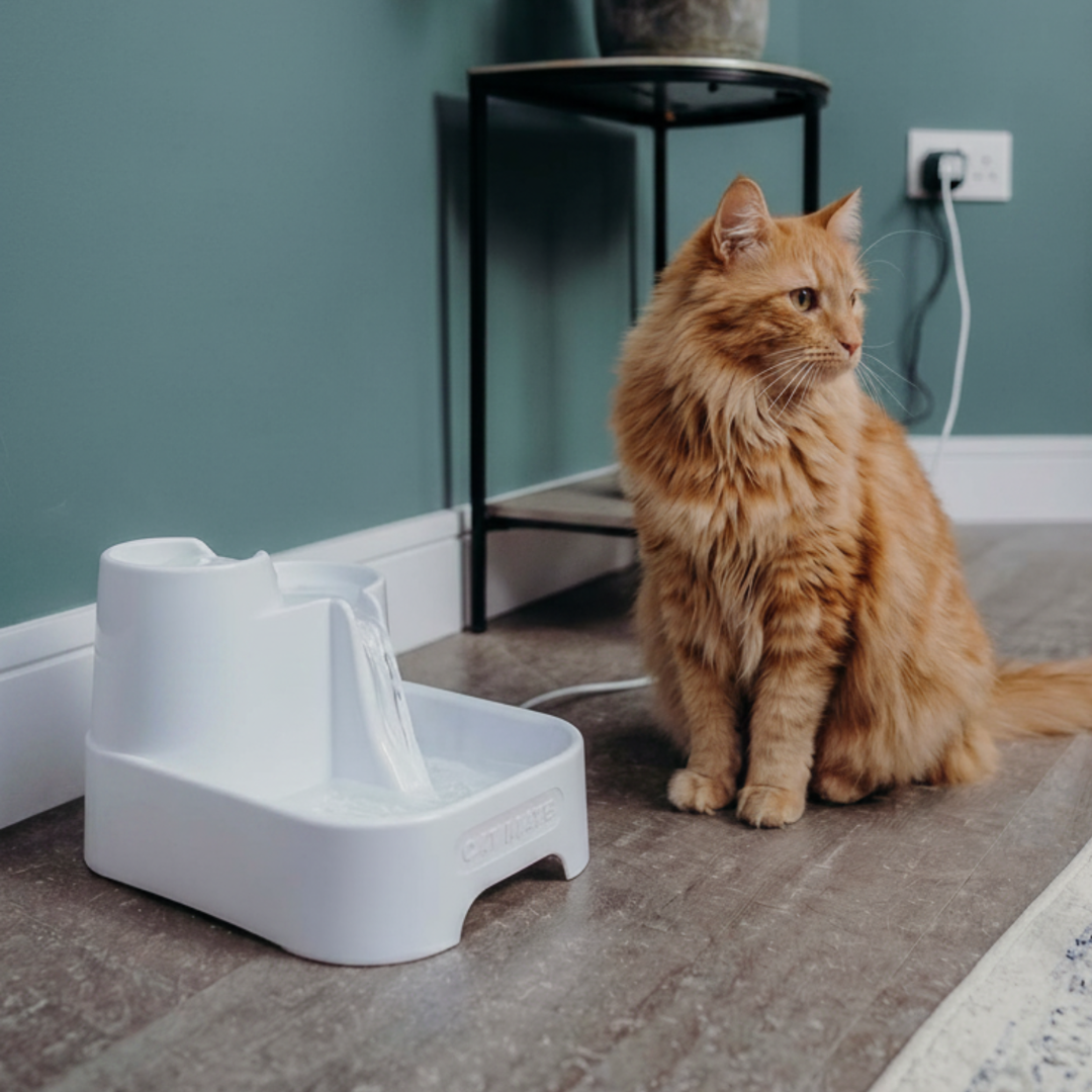 Cat Mate 3-Level Pet Fountain - BPA and BHT Free with Filter