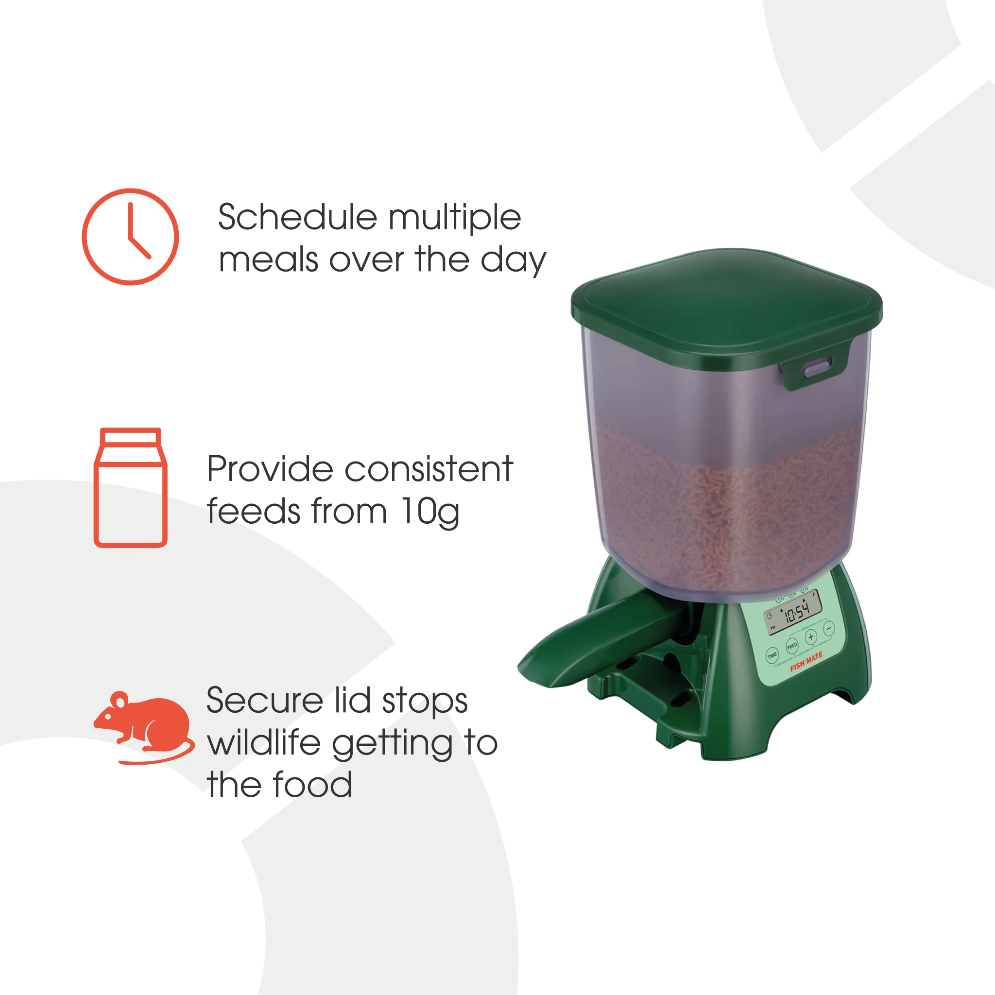 Automatic Pond Fish Feeder P7000