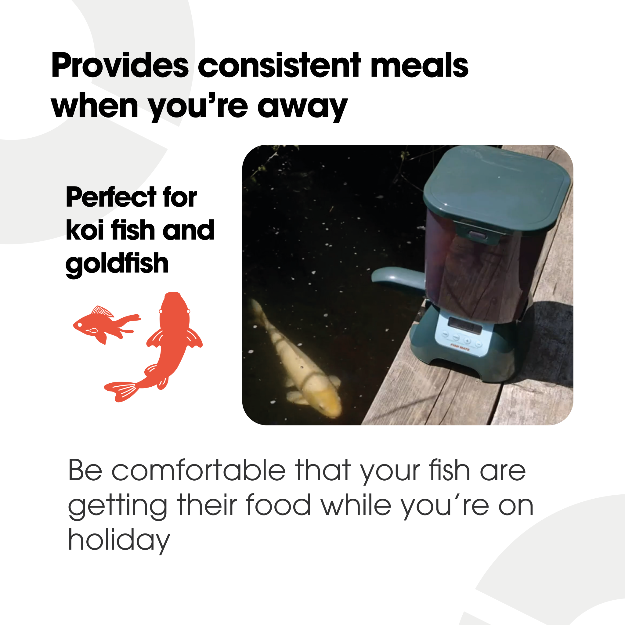 Automatic Pond Fish Feeder P7000