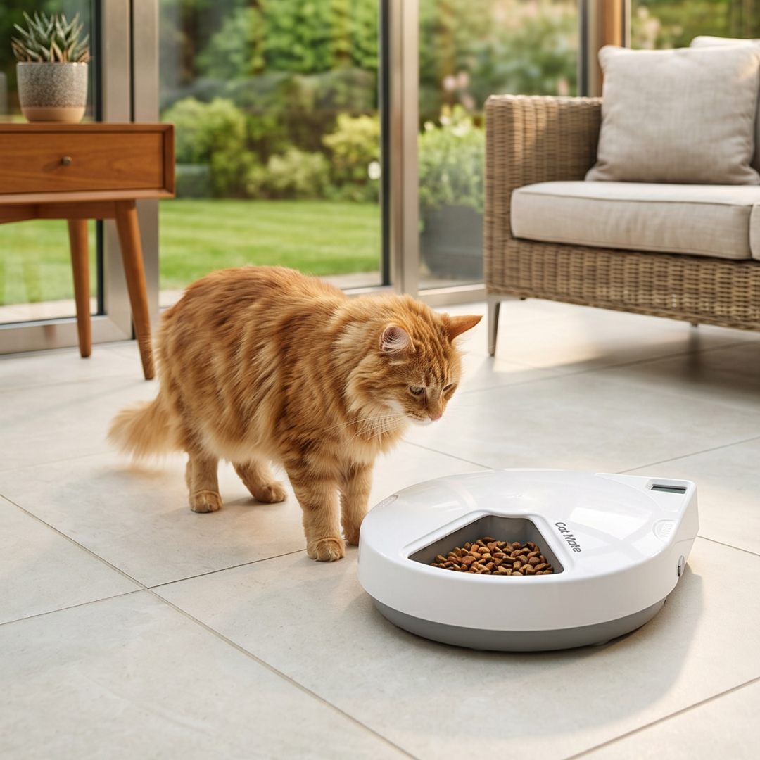 Cat Mate C500 - 5 Meal Digital Automatic Feeder with Ice Packs