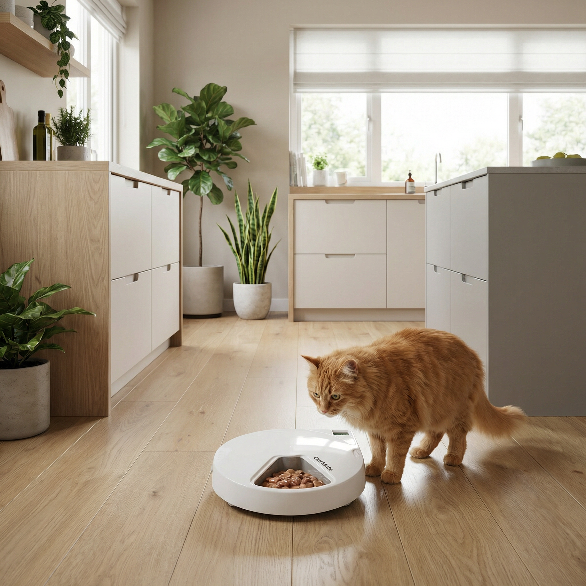 Cat Mate C500 - 5 Meal Digital Automatic Feeder with Ice Packs