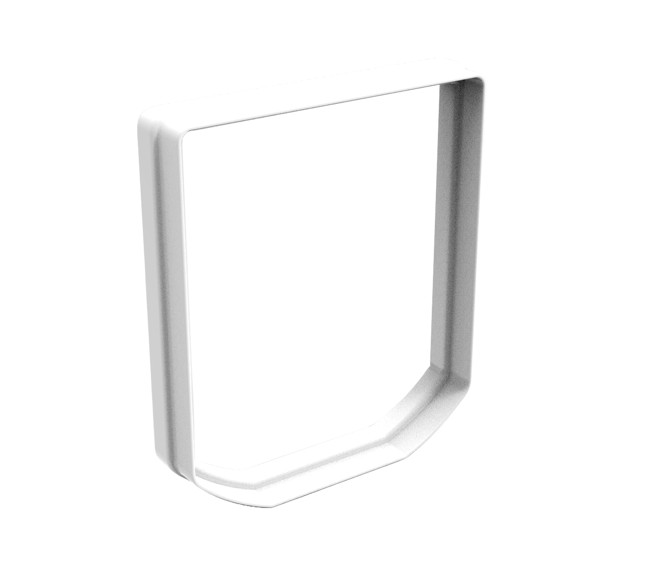 Cat Flap Tunnel Adapter for 360 and 358 Cat Flaps White (362W)