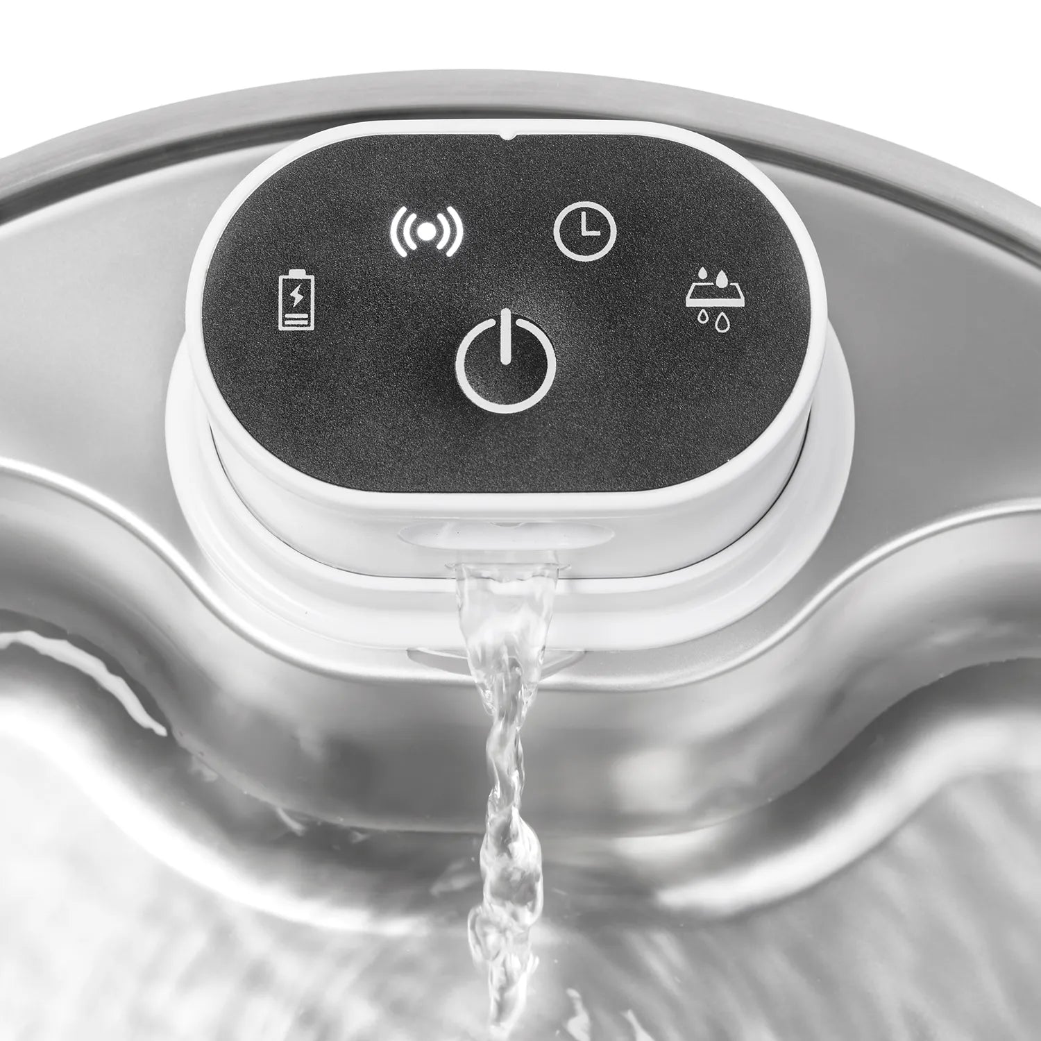 Dog Mate 8 Liter Stainless Steel Cordless Pet Water Fountain