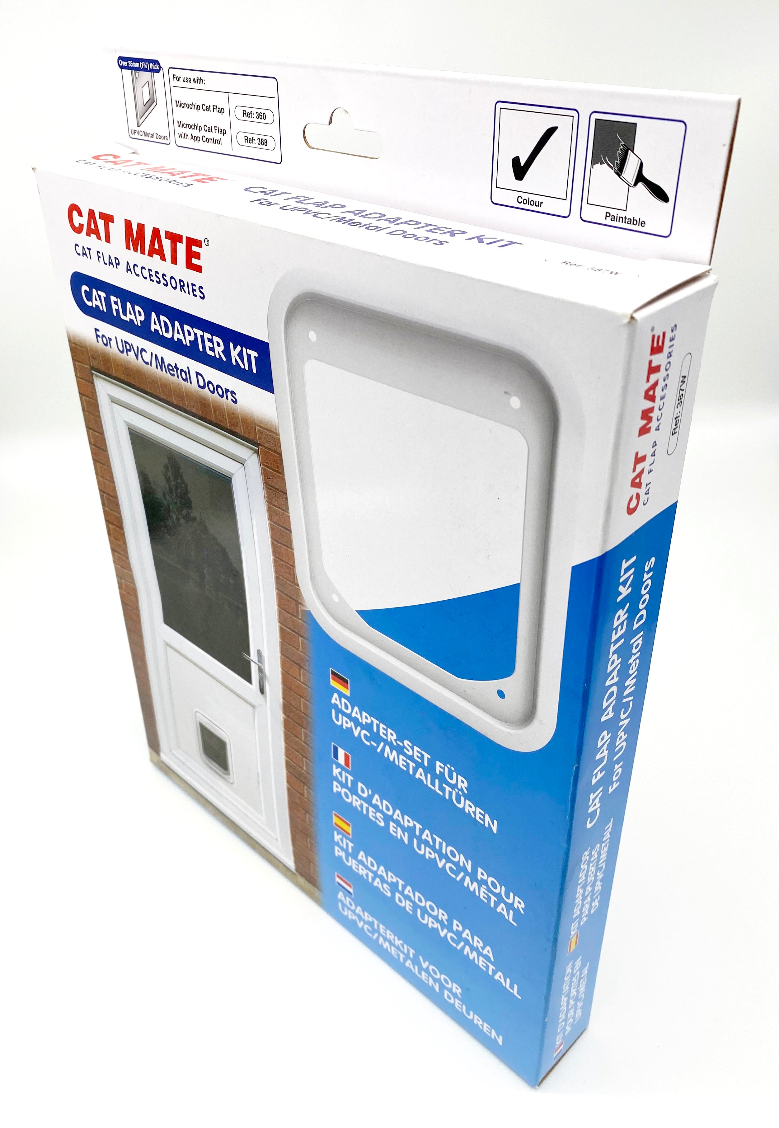 Cat Flap Adapter Kit for UPVC/Metal Doors (387)