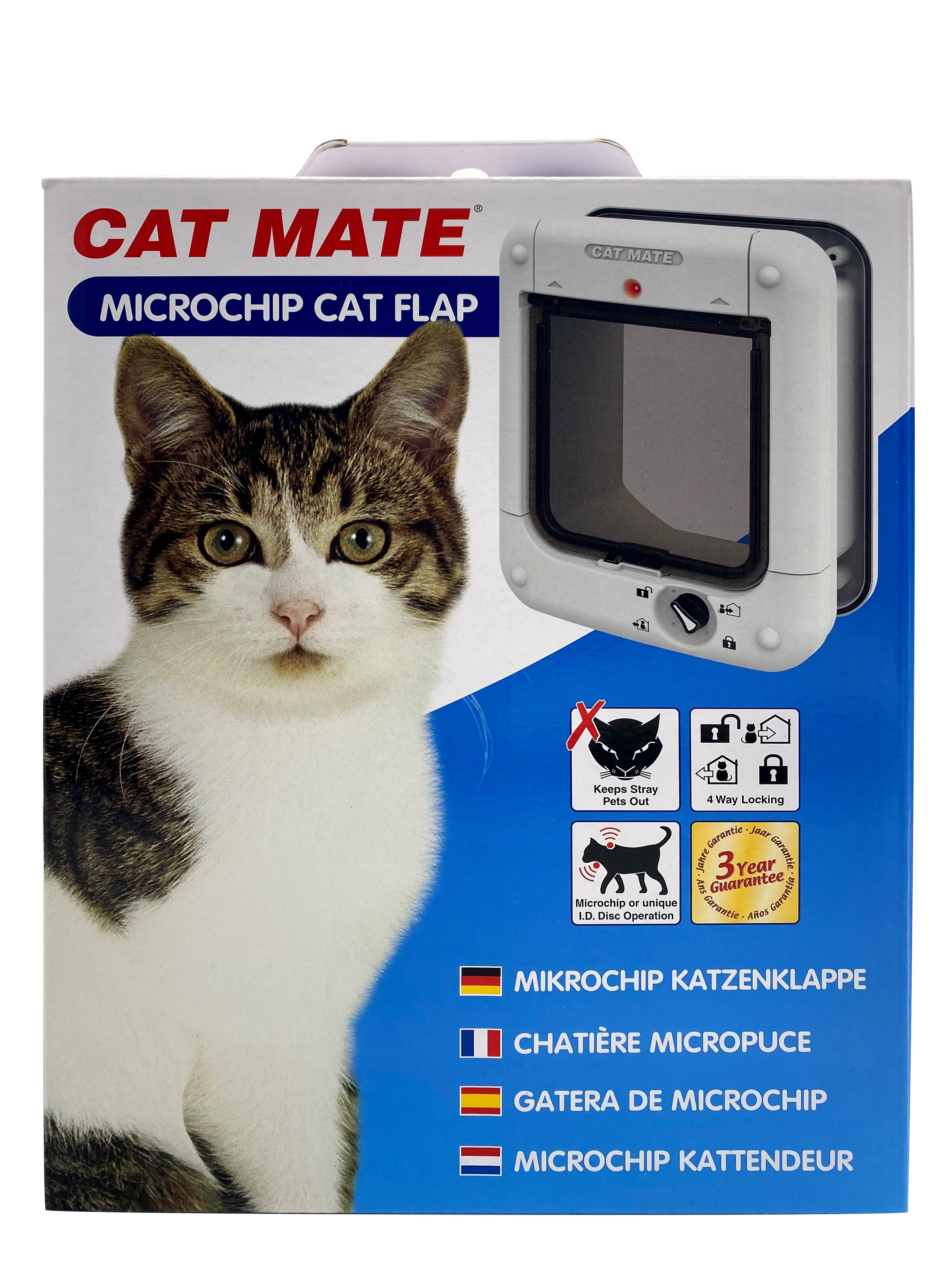 Microchip Cat Flap – White (360W)
