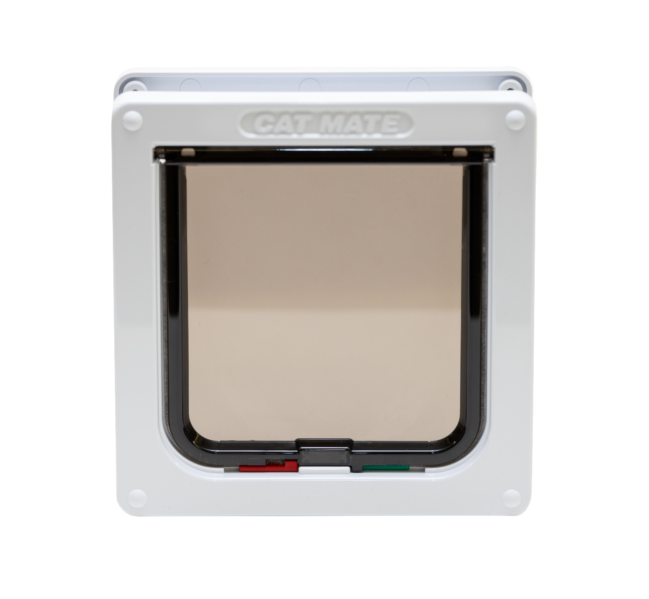 Metal top cat flap